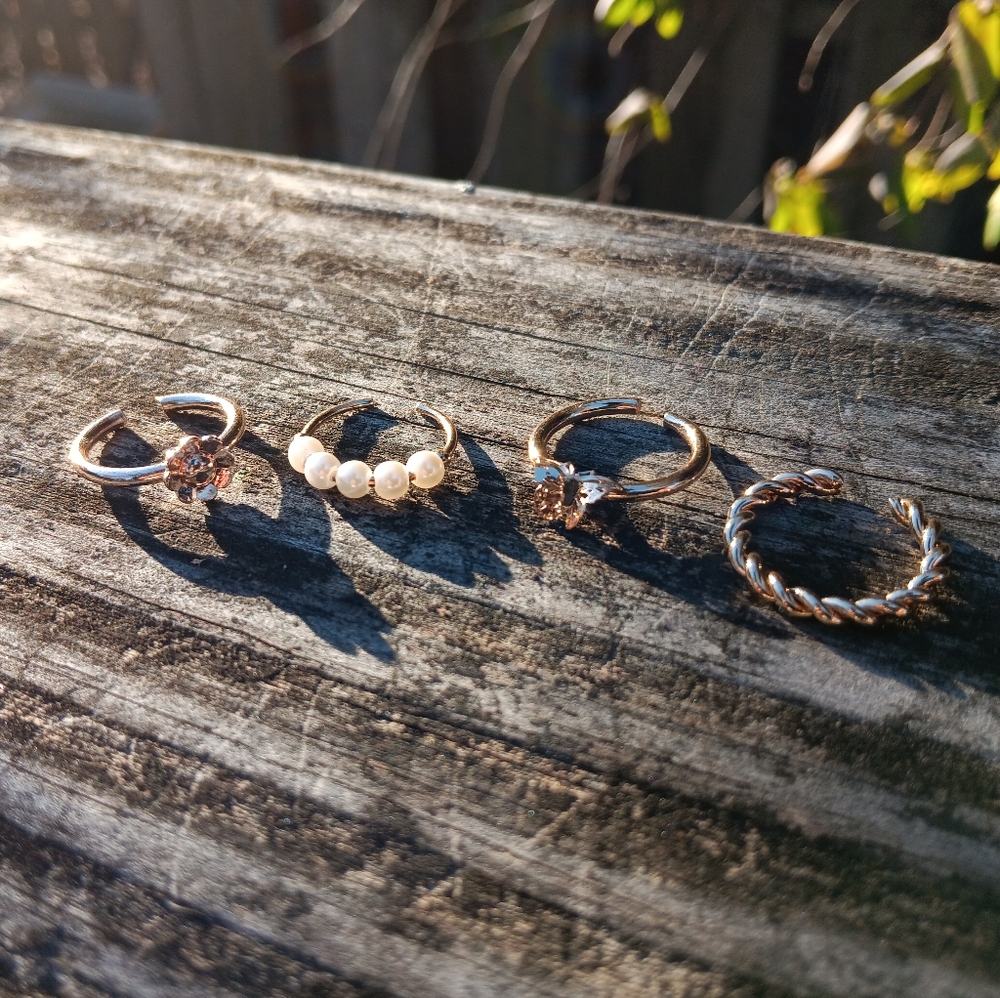 4 Gold Rings~ from Target by Art Class